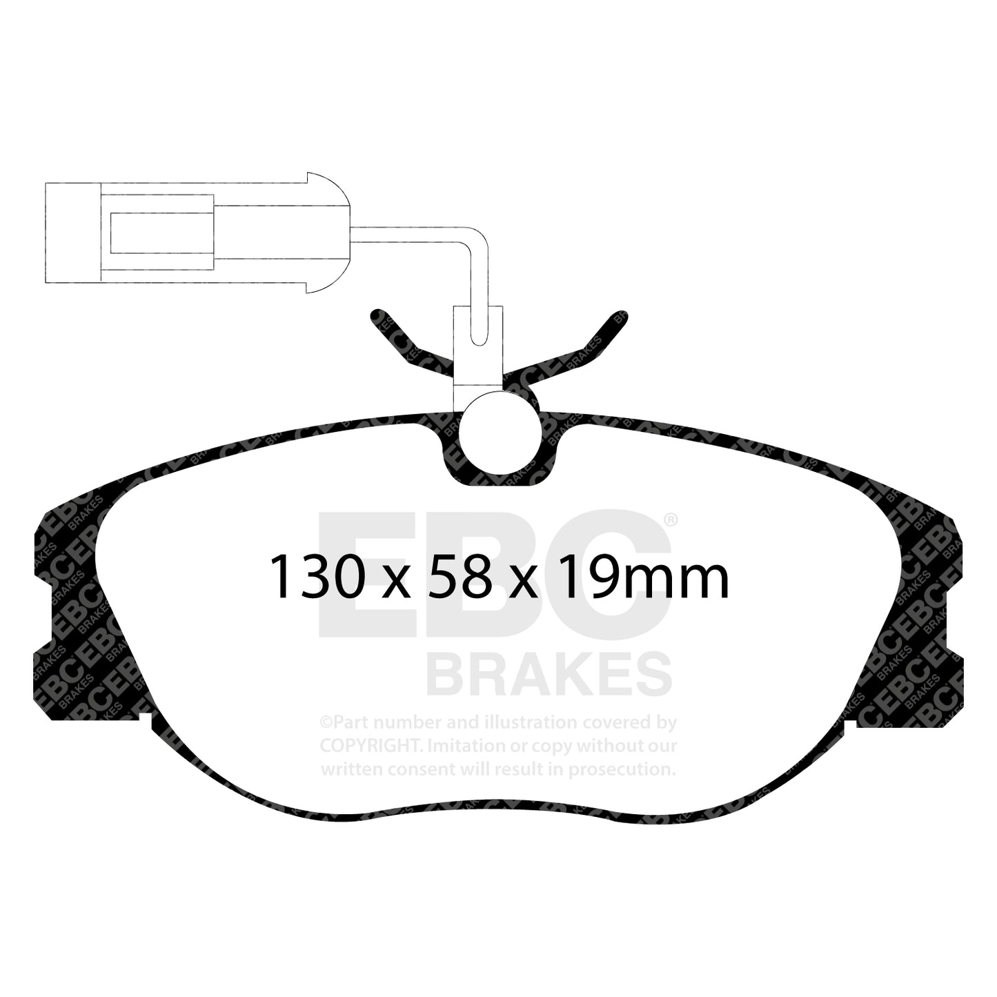 EBC Brakes Greenstuff 6000 Series Truck and SUV Brake Pad Set (DP6992)