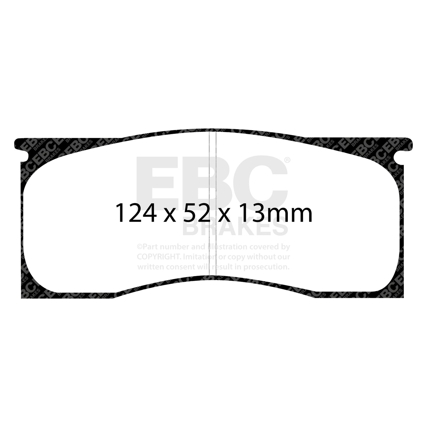 EBC Brakes Greenstuff 6000 Series Truck and SUV Brake Pad Set (DP6992)