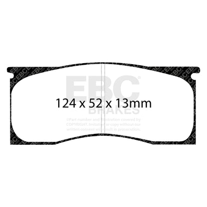 EBC Brakes Greenstuff 6000 Series Truck and SUV Brake Pad Set (DP6992)