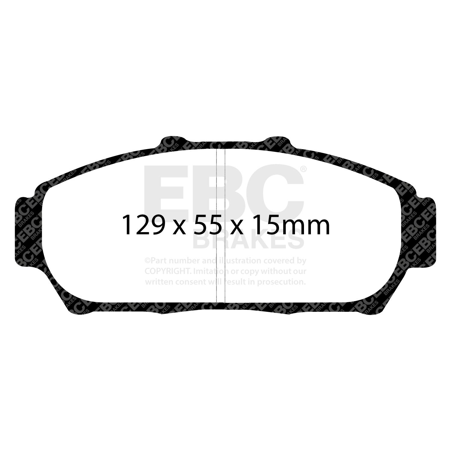 EBC Brakes Greenstuff 6000 Series Truck and SUV Brake Pad Set (DP6992)