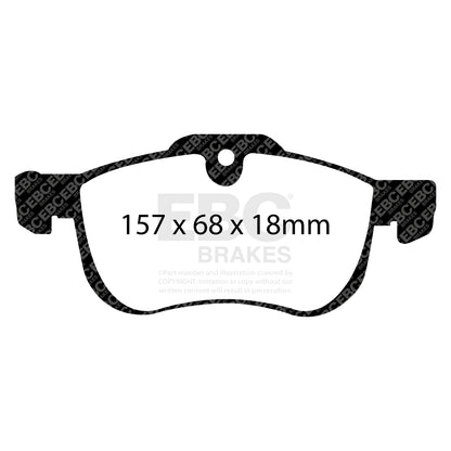 EBC Brakes Greenstuff 6000 Series Truck and SUV Brake Pad Set (DP6992)