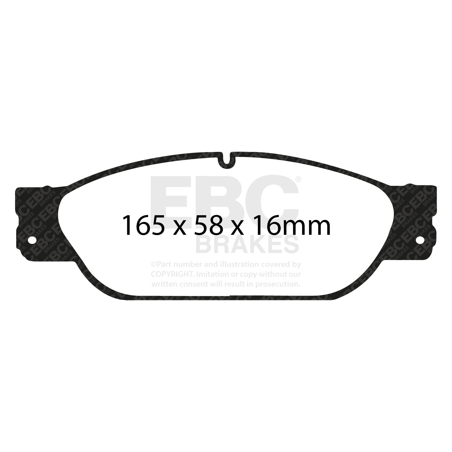 EBC Brakes Greenstuff 6000 Series Truck and SUV Brake Pad Set (DP6992)