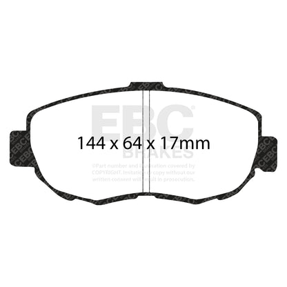 EBC Brakes Greenstuff 6000 Series Truck and SUV Brake Pad Set (DP6992)