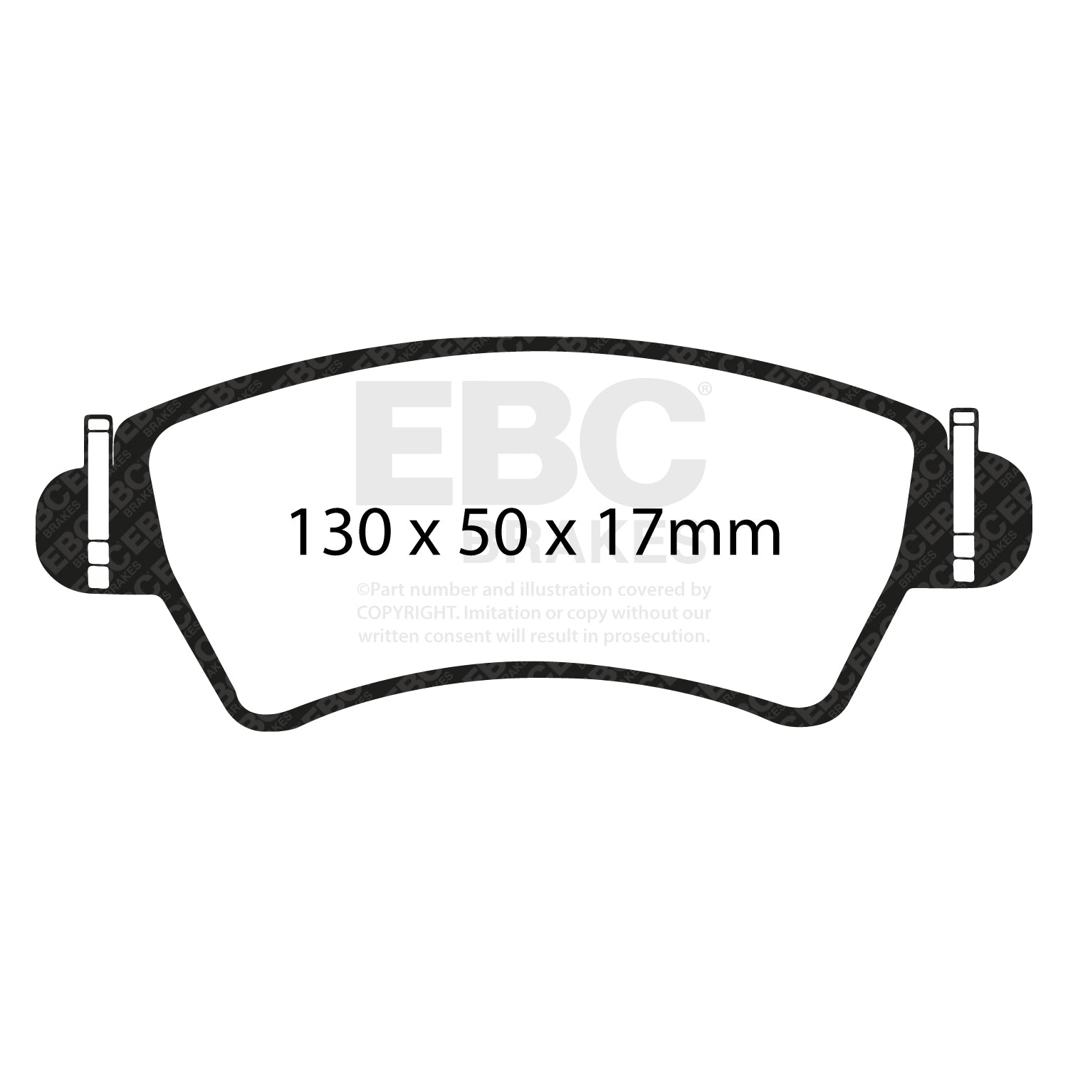 EBC Brakes Greenstuff 6000 Series Truck and SUV Brake Pad Set (DP6992)