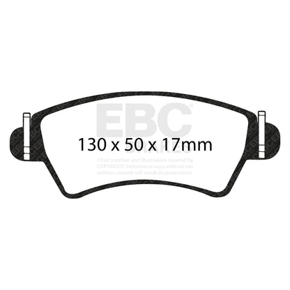 EBC Brakes Greenstuff 6000 Series Truck and SUV Brake Pad Set (DP6992)