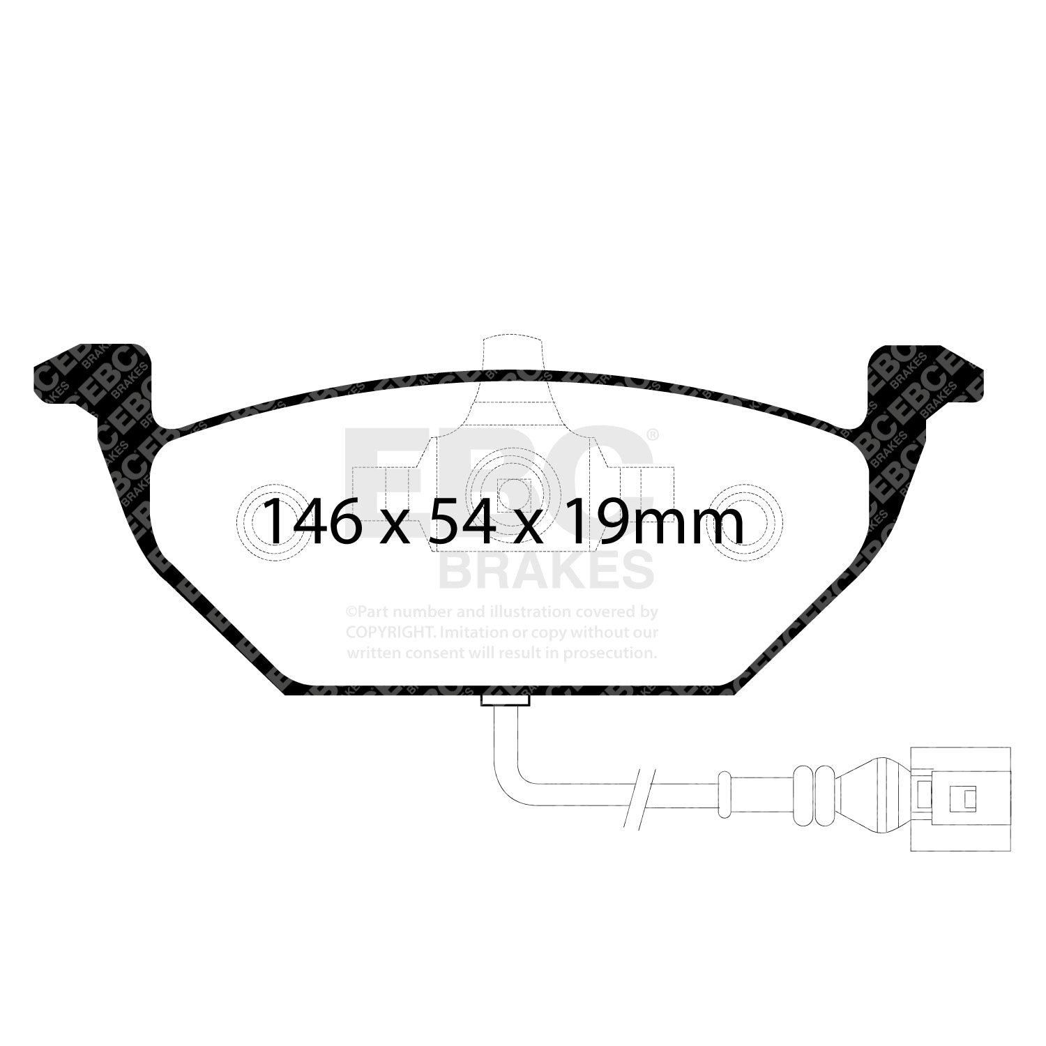 EBC Brakes Greenstuff 6000 Series Truck and SUV Brake Pad Set (DP6992)