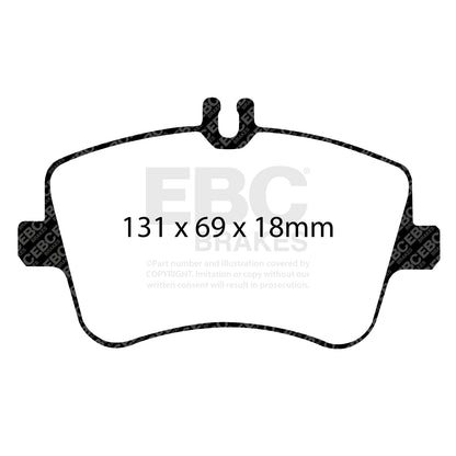 EBC Brakes Greenstuff 6000 Series Truck and SUV Brake Pad Set (DP6992)