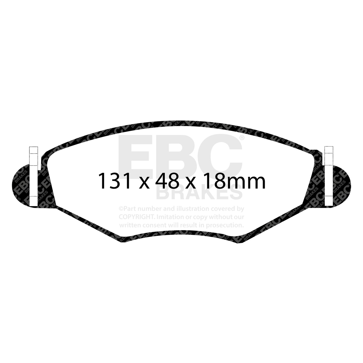 EBC Brakes Greenstuff 6000 Series Truck and SUV Brake Pad Set (DP6992)