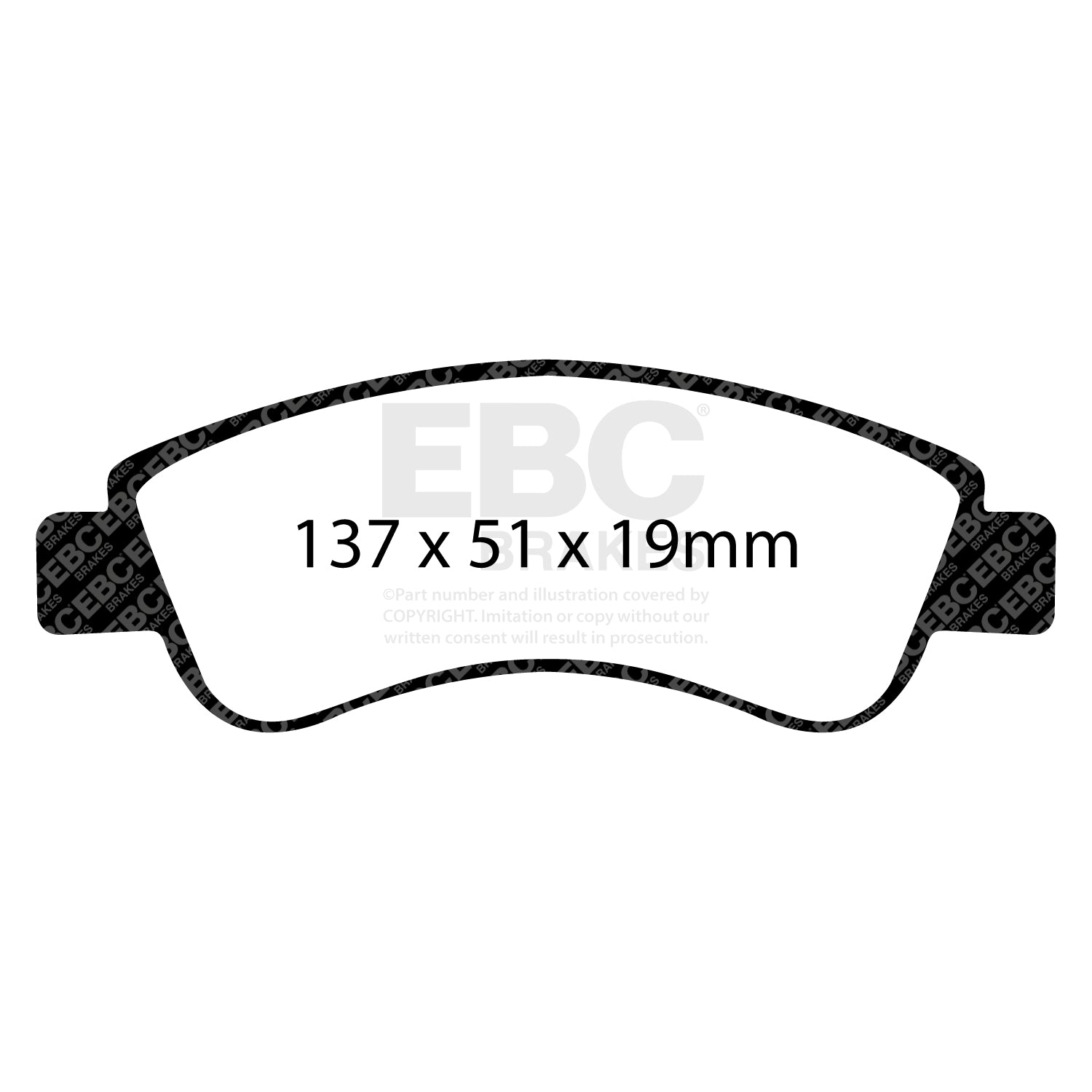 EBC Brakes Greenstuff 6000 Series Truck and SUV Brake Pad Set (DP6992)