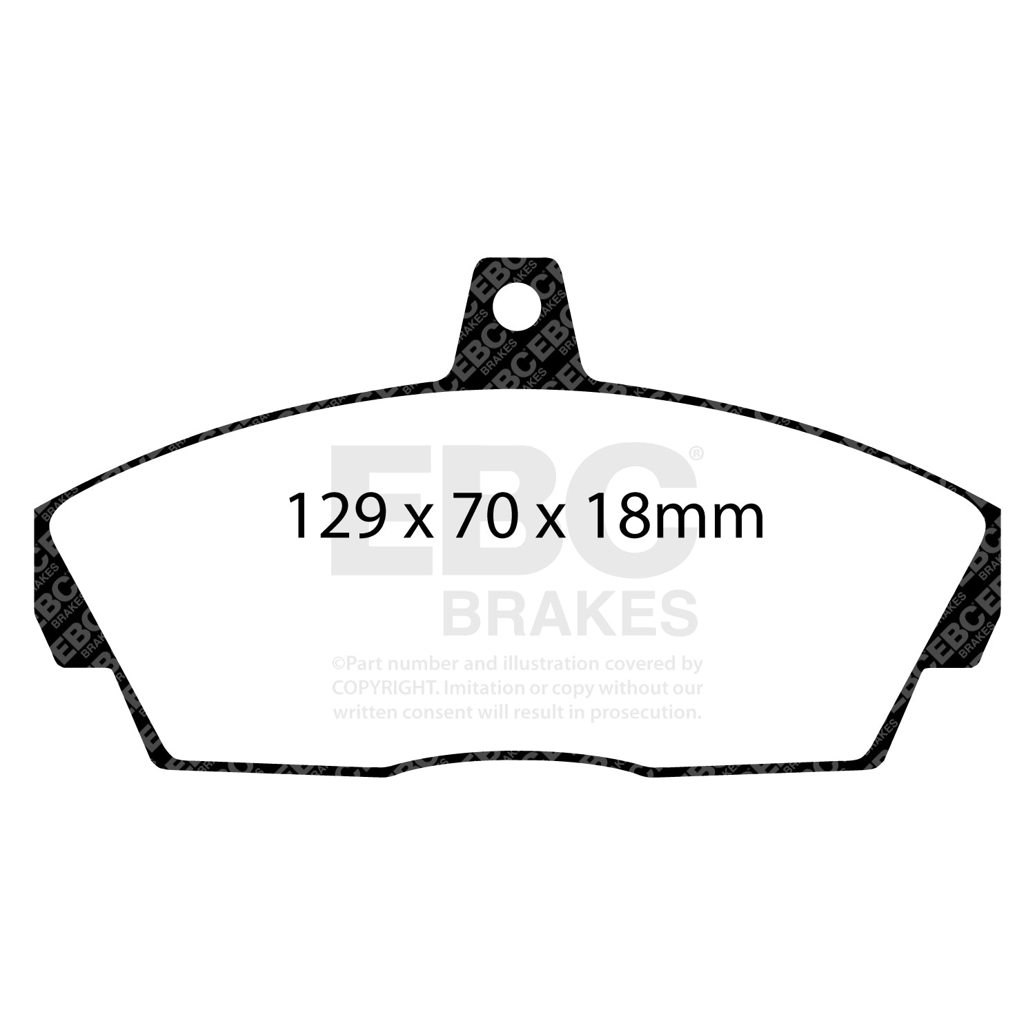 EBC Brakes Greenstuff 6000 Series Truck and SUV Brake Pad Set (DP6992)