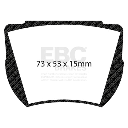 EBC Brakes Greenstuff 6000 Series Truck and SUV Brake Pad Set (DP6992)