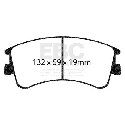 EBC Brakes Greenstuff 6000 Series Truck and SUV Brake Pad Set (DP6992)