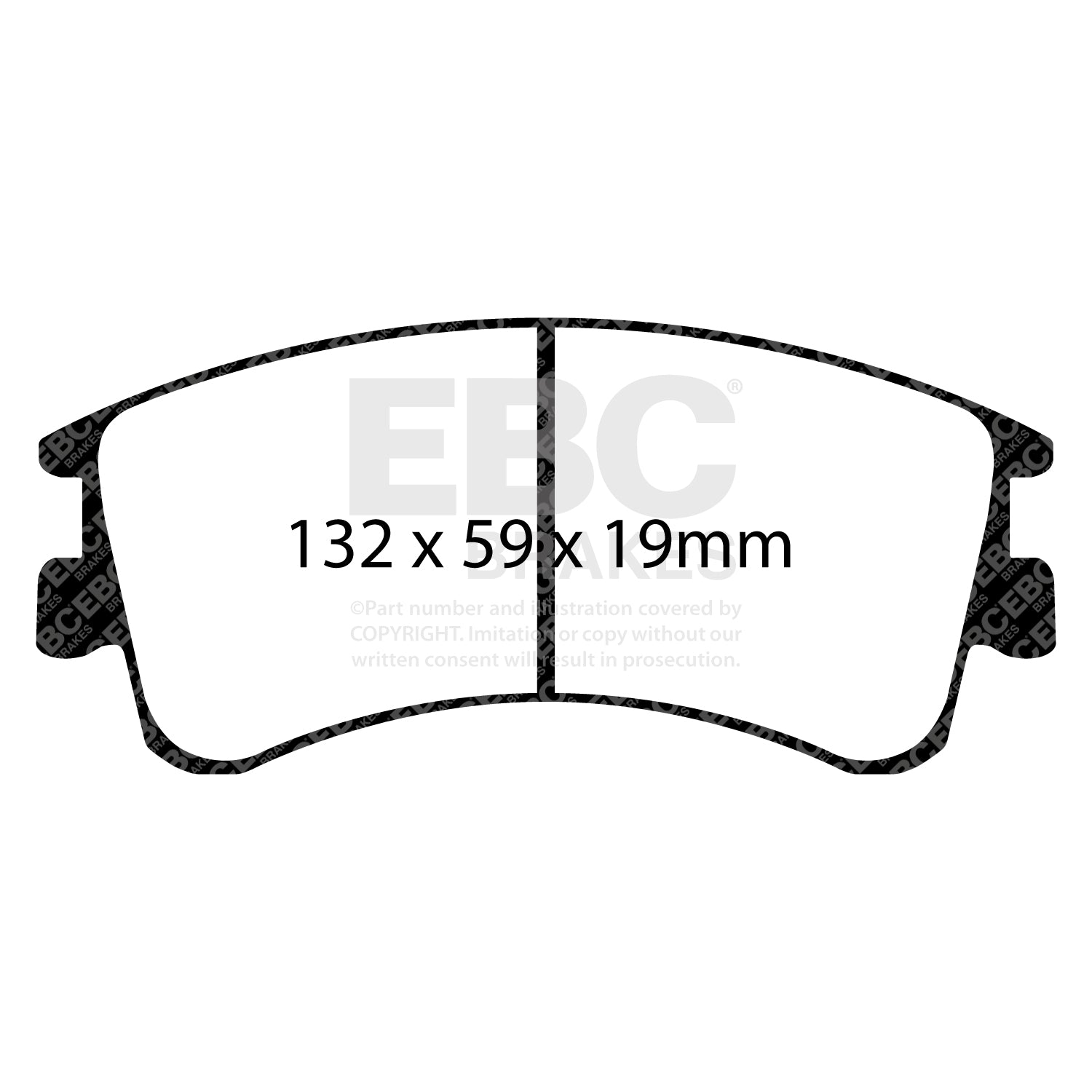 EBC Brakes Greenstuff 6000 Series Truck and SUV Brake Pad Set (DP6992)