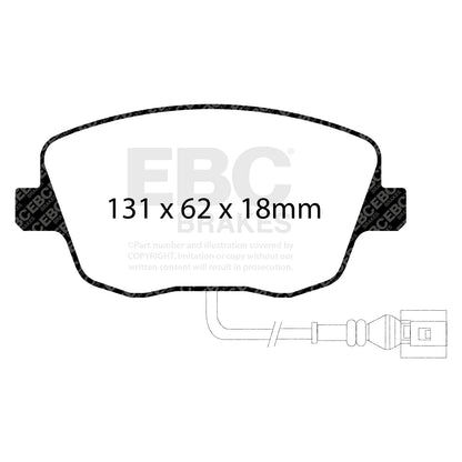 EBC Brakes Greenstuff 6000 Series Truck and SUV Brake Pad Set (DP6992)