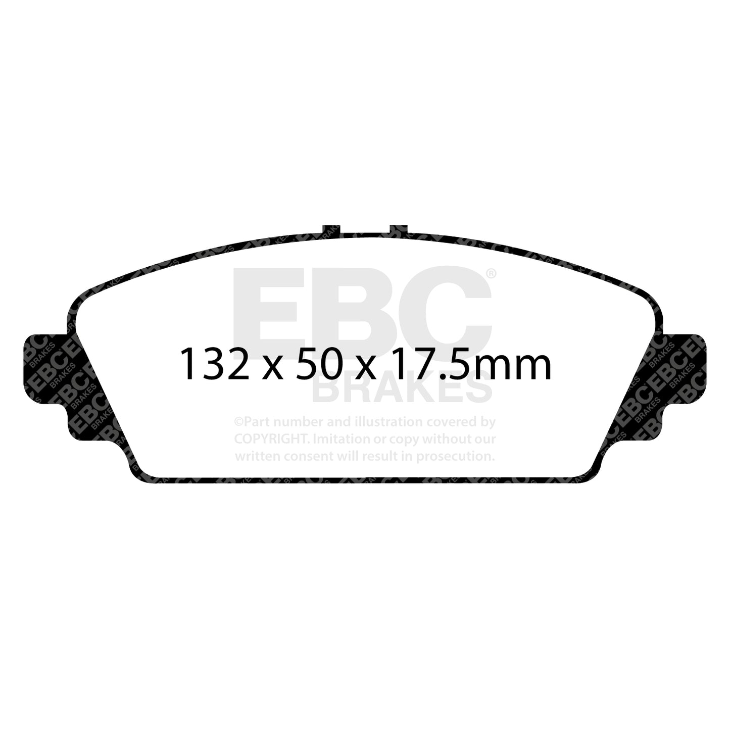 EBC Brakes Greenstuff 6000 Series Truck and SUV Brake Pad Set (DP6992)