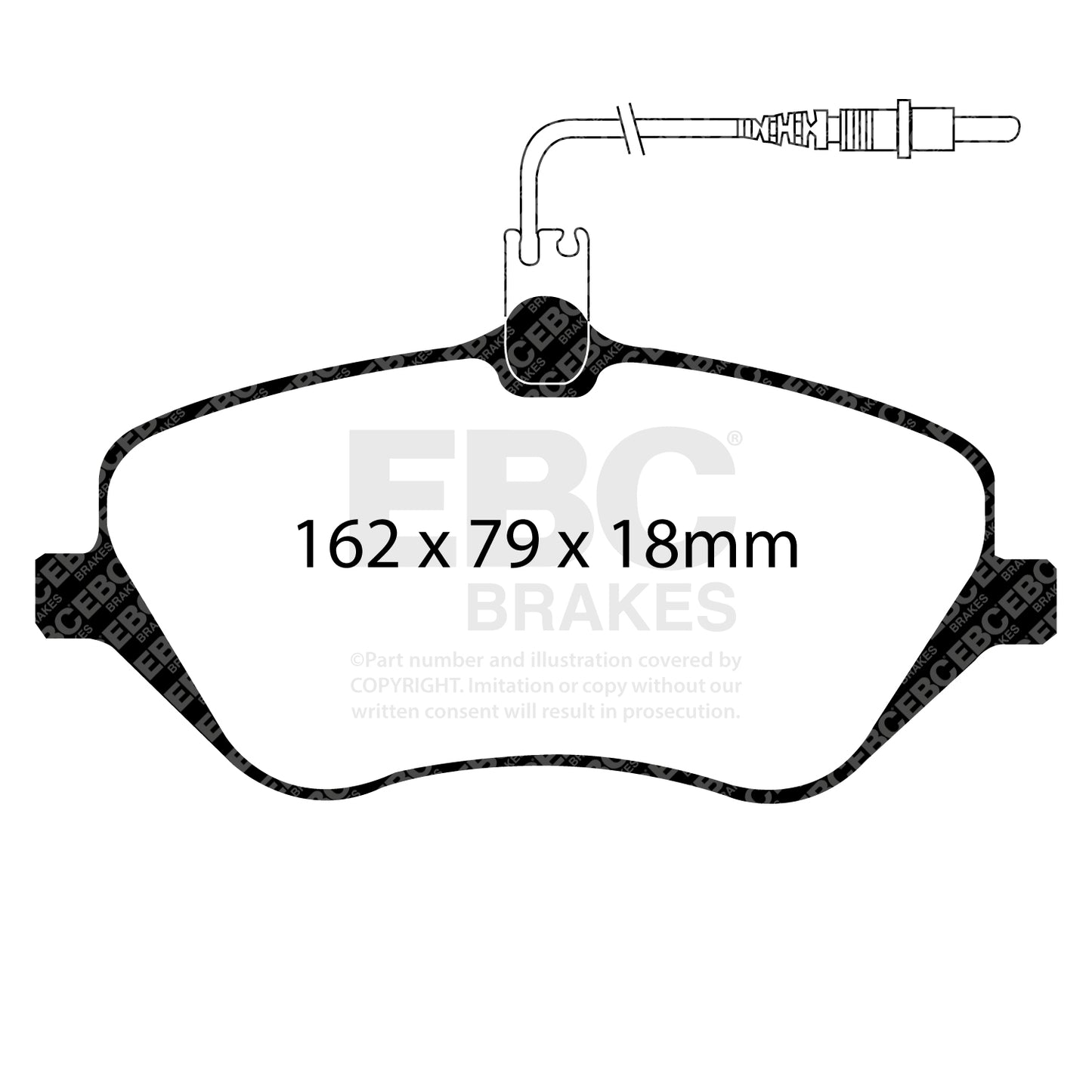 EBC Brakes Greenstuff 6000 Series Truck and SUV Brake Pad Set (DP6992)