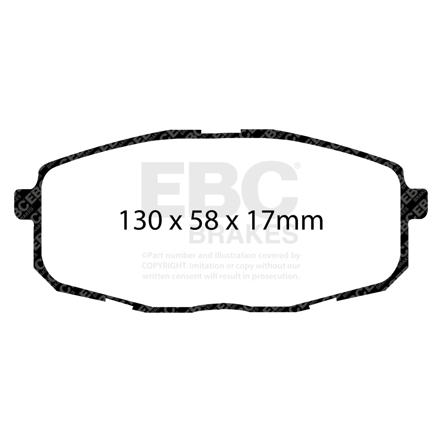 EBC Brakes Greenstuff 6000 Series Truck and SUV Brake Pad Set (DP6992)