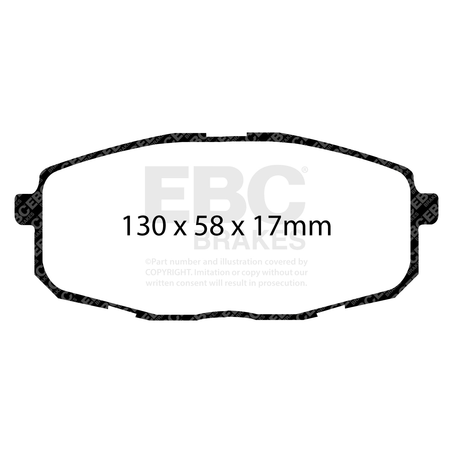 EBC Brakes Greenstuff 6000 Series Truck and SUV Brake Pad Set (DP6992)