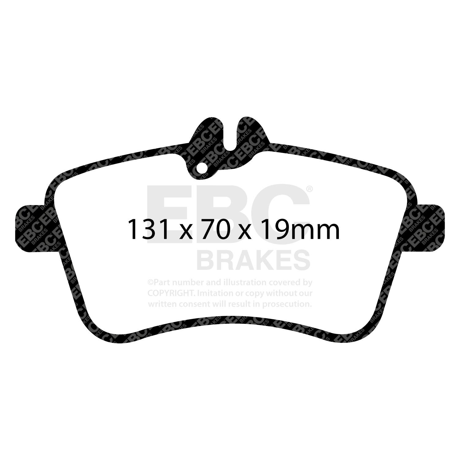 EBC Brakes Greenstuff 6000 Series Truck and SUV Brake Pad Set (DP6992)