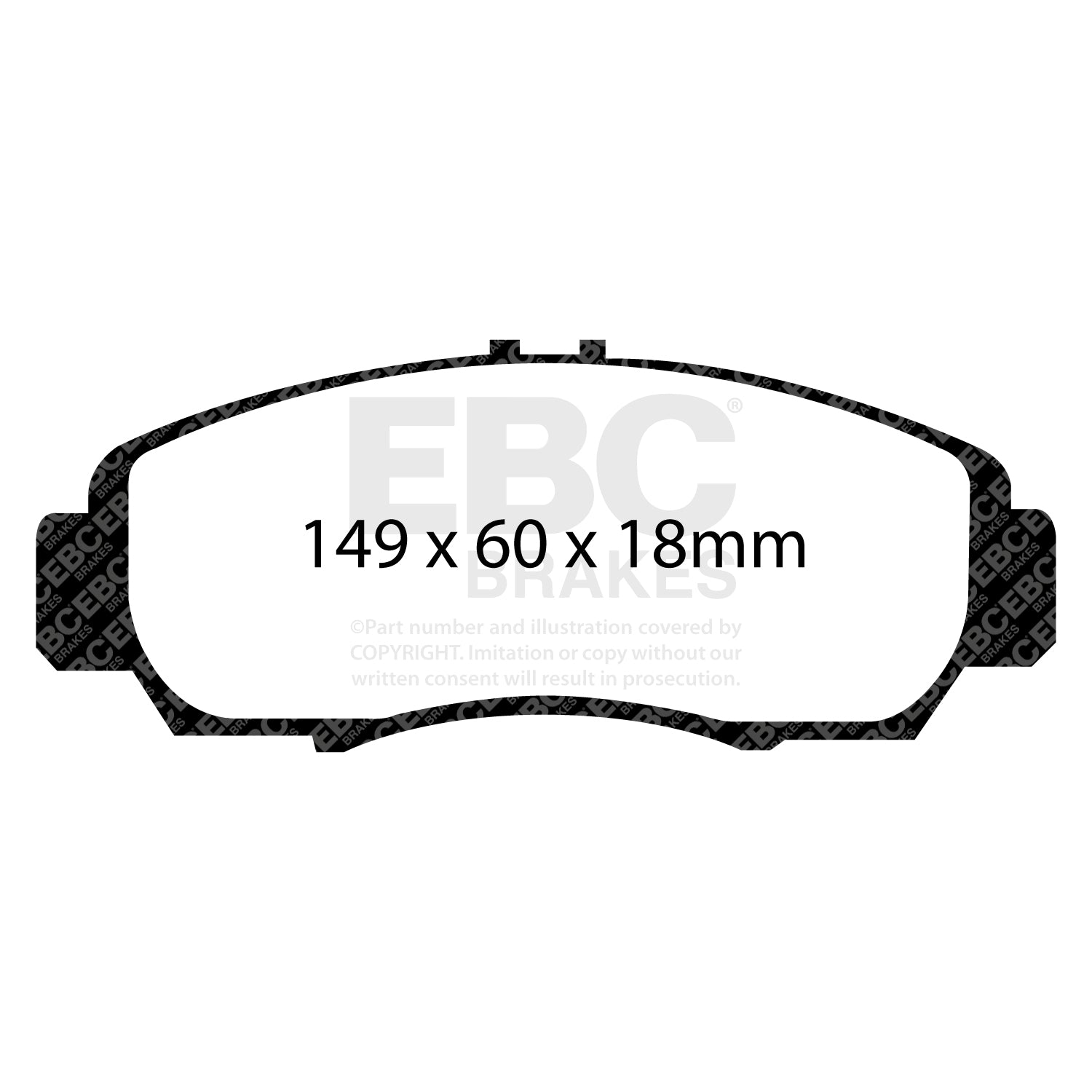 EBC Brakes Greenstuff 6000 Series Truck and SUV Brake Pad Set (DP6992)