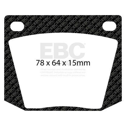 EBC Brakes Greenstuff 6000 Series Truck and SUV Brake Pad Set (DP6992)