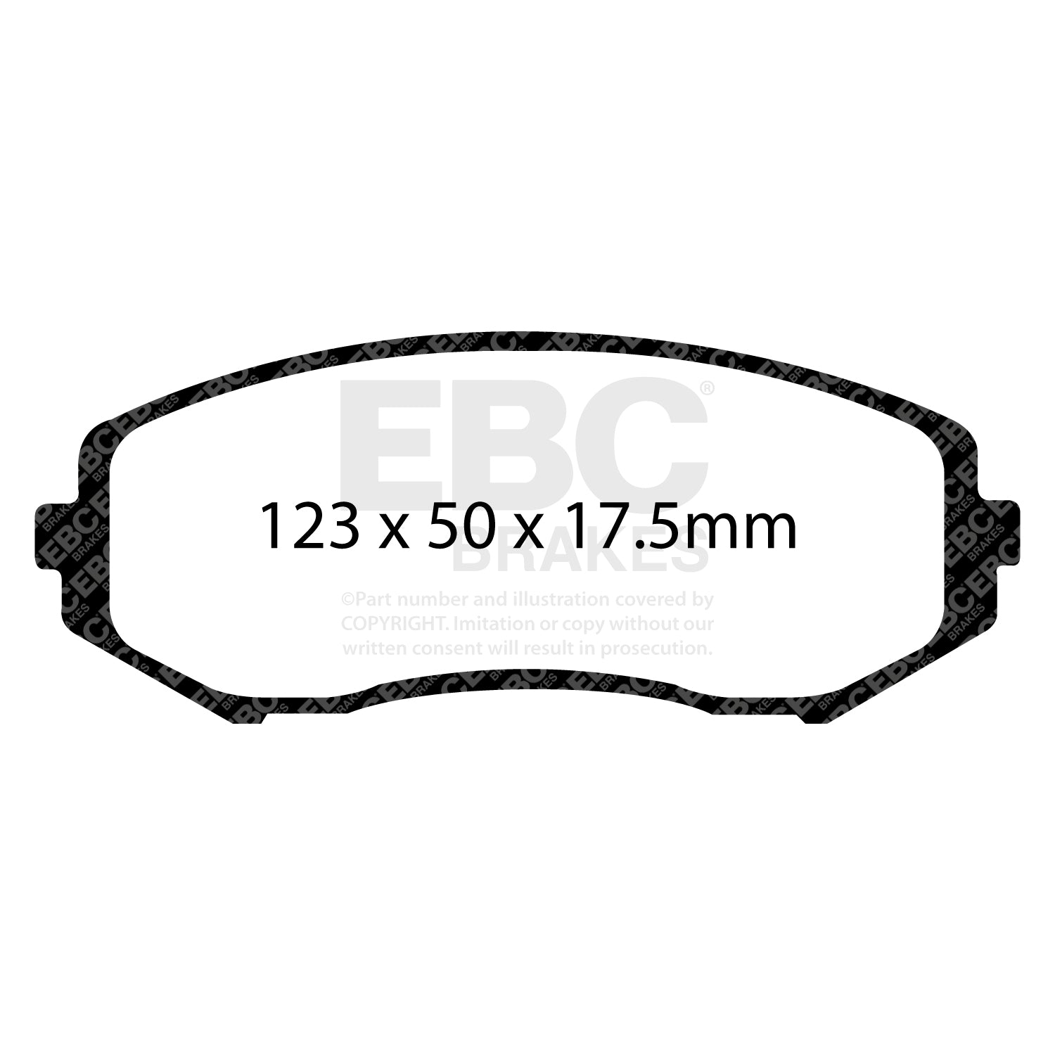 EBC Brakes Greenstuff 6000 Series Truck and SUV Brake Pad Set (DP6992)