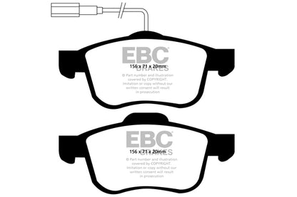 EBC Brakes Greenstuff 6000 Series Truck and SUV Brake Pad Set (DP6992)