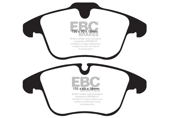 EBC Brakes Greenstuff 6000 Series Truck and SUV Brake Pad Set (DP6992)