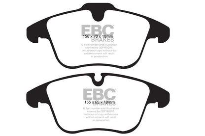 EBC Brakes Greenstuff 6000 Series Truck and SUV Brake Pad Set (DP6992)