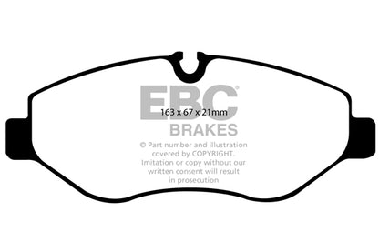 EBC Brakes Greenstuff 6000 Series Truck and SUV Brake Pad Set (DP6992)