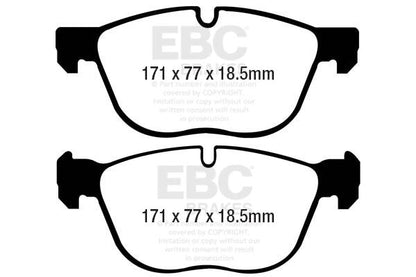EBC Brakes Greenstuff 6000 Series Truck and SUV Brake Pad Set (DP6992)