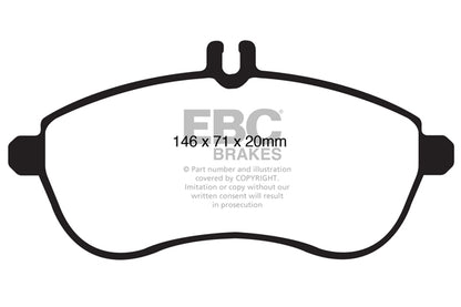 EBC Brakes Greenstuff 6000 Series Truck and SUV Brake Pad Set (DP6992)