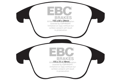 EBC Brakes Greenstuff 6000 Series Truck and SUV Brake Pad Set (DP6992)