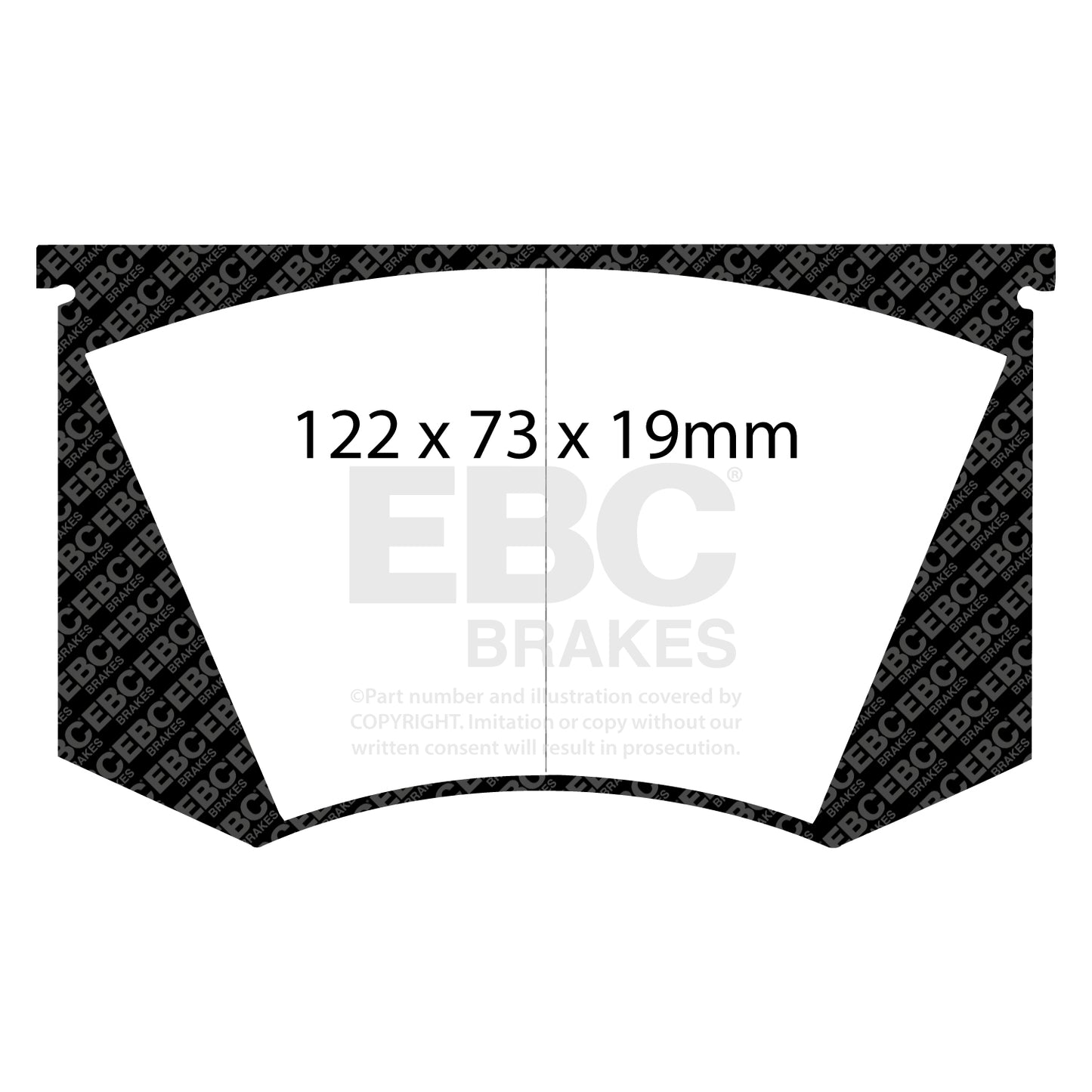 EBC Brakes Greenstuff 6000 Series Truck and SUV Brake Pad Set (DP6992)