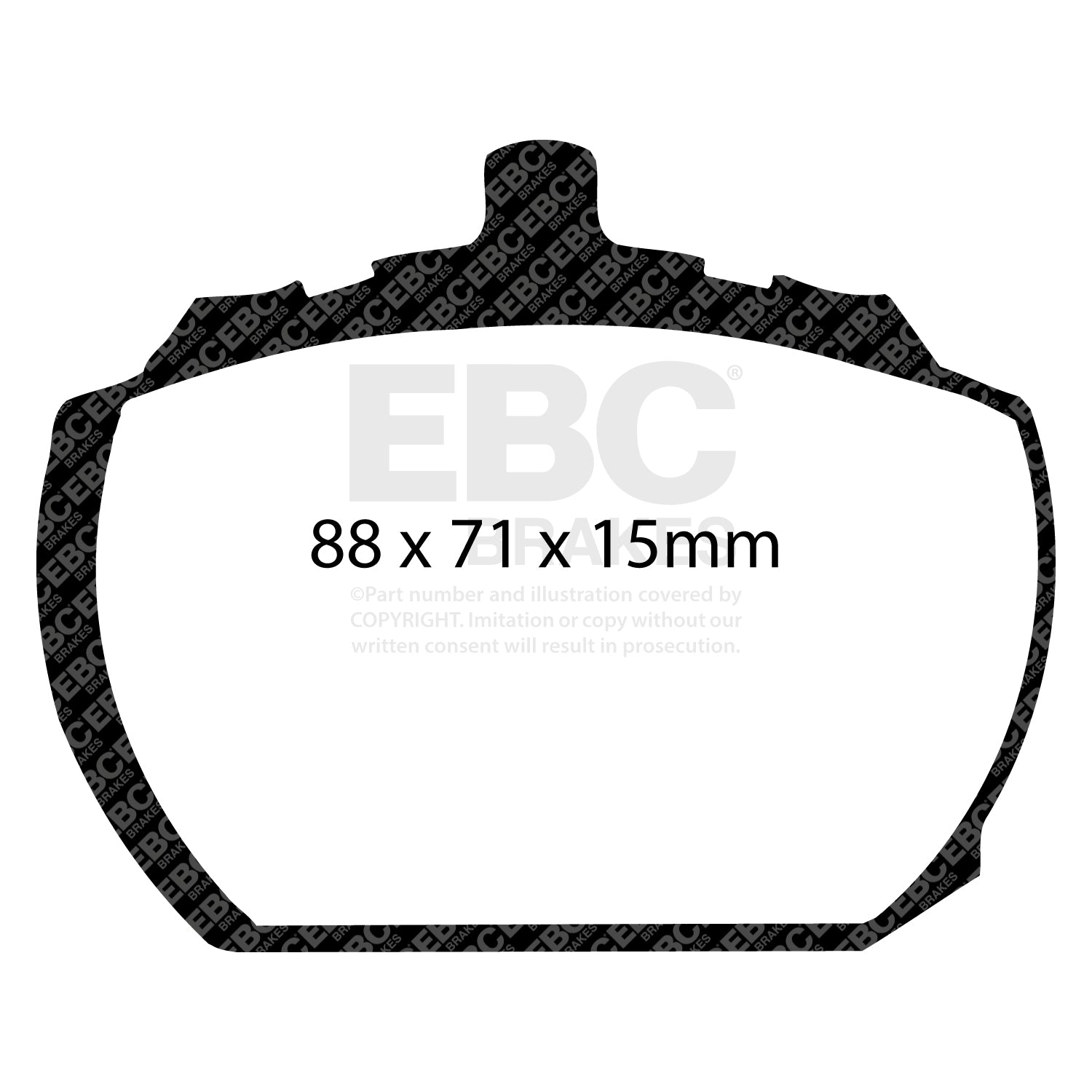 EBC Brakes Greenstuff 6000 Series Truck and SUV Brake Pad Set (DP6992)