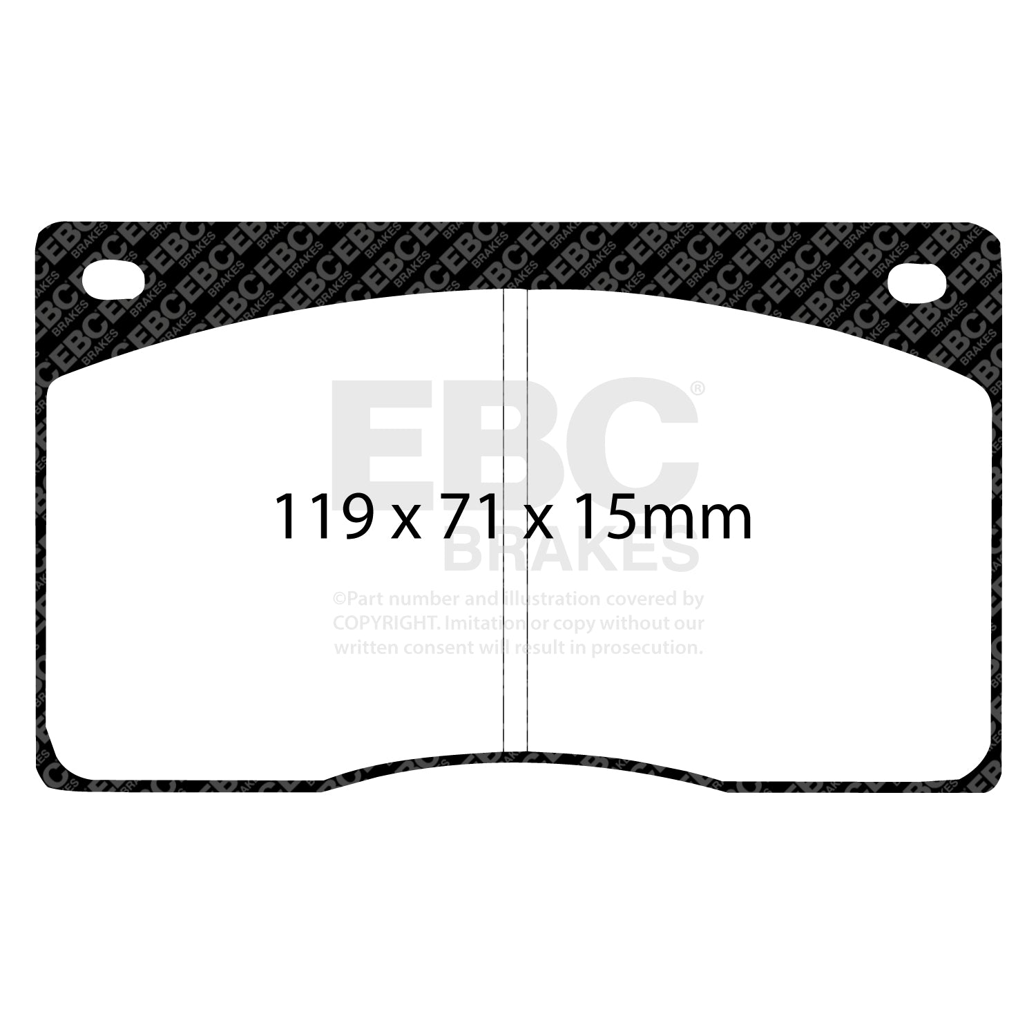 EBC Brakes Greenstuff 6000 Series Truck and SUV Brake Pad Set (DP6992)