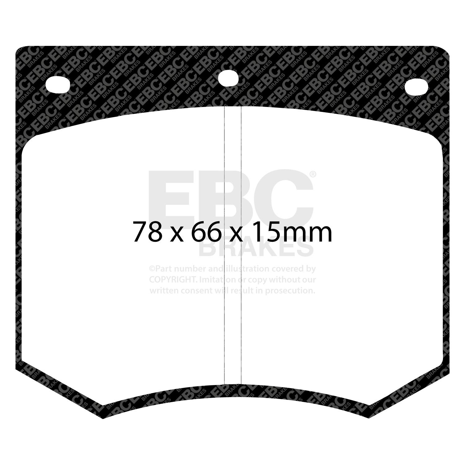 EBC Brakes Greenstuff 6000 Series Truck and SUV Brake Pad Set (DP6992)