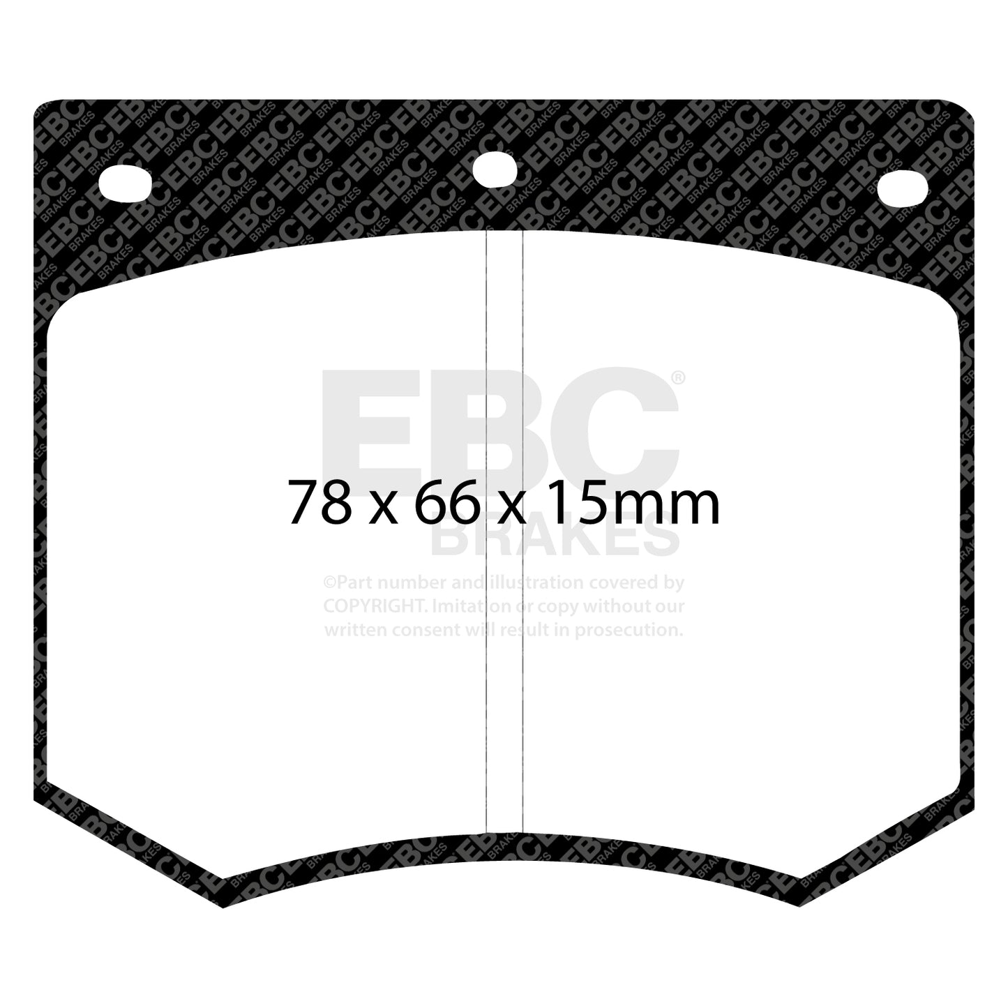 EBC Brakes Greenstuff 6000 Series Truck and SUV Brake Pad Set (DP6992)