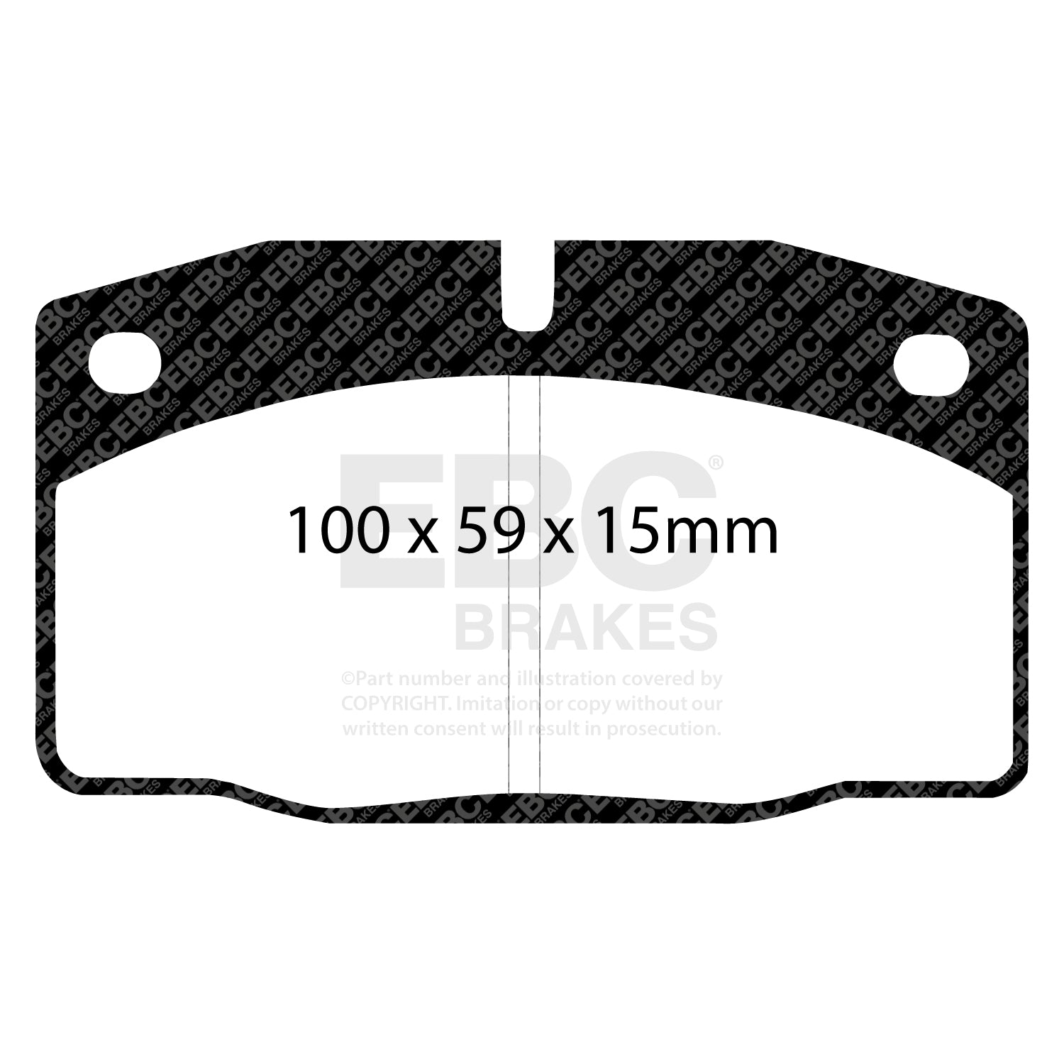 EBC Brakes Greenstuff 6000 Series Truck and SUV Brake Pad Set (DP6992)