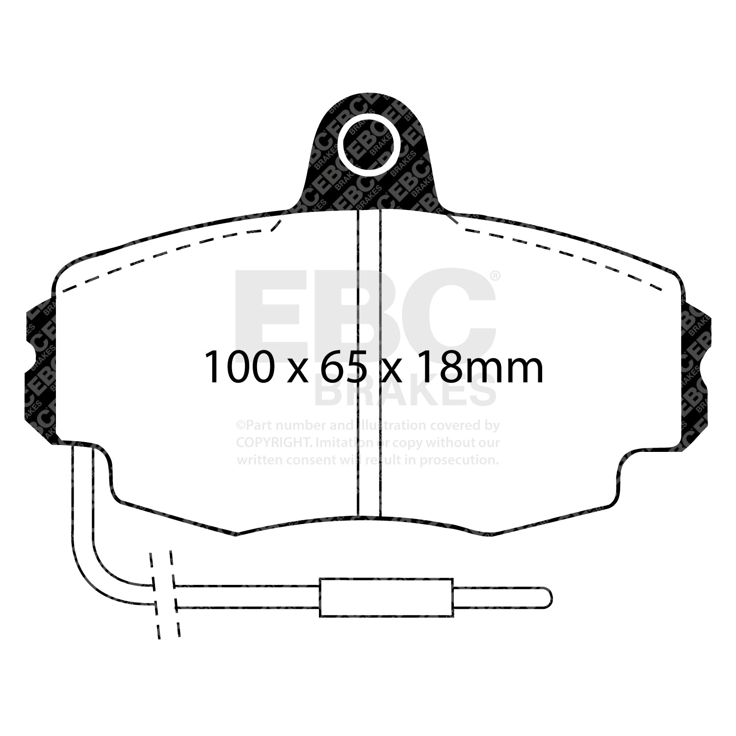 EBC Brakes Greenstuff 6000 Series Truck and SUV Brake Pad Set (DP6992)