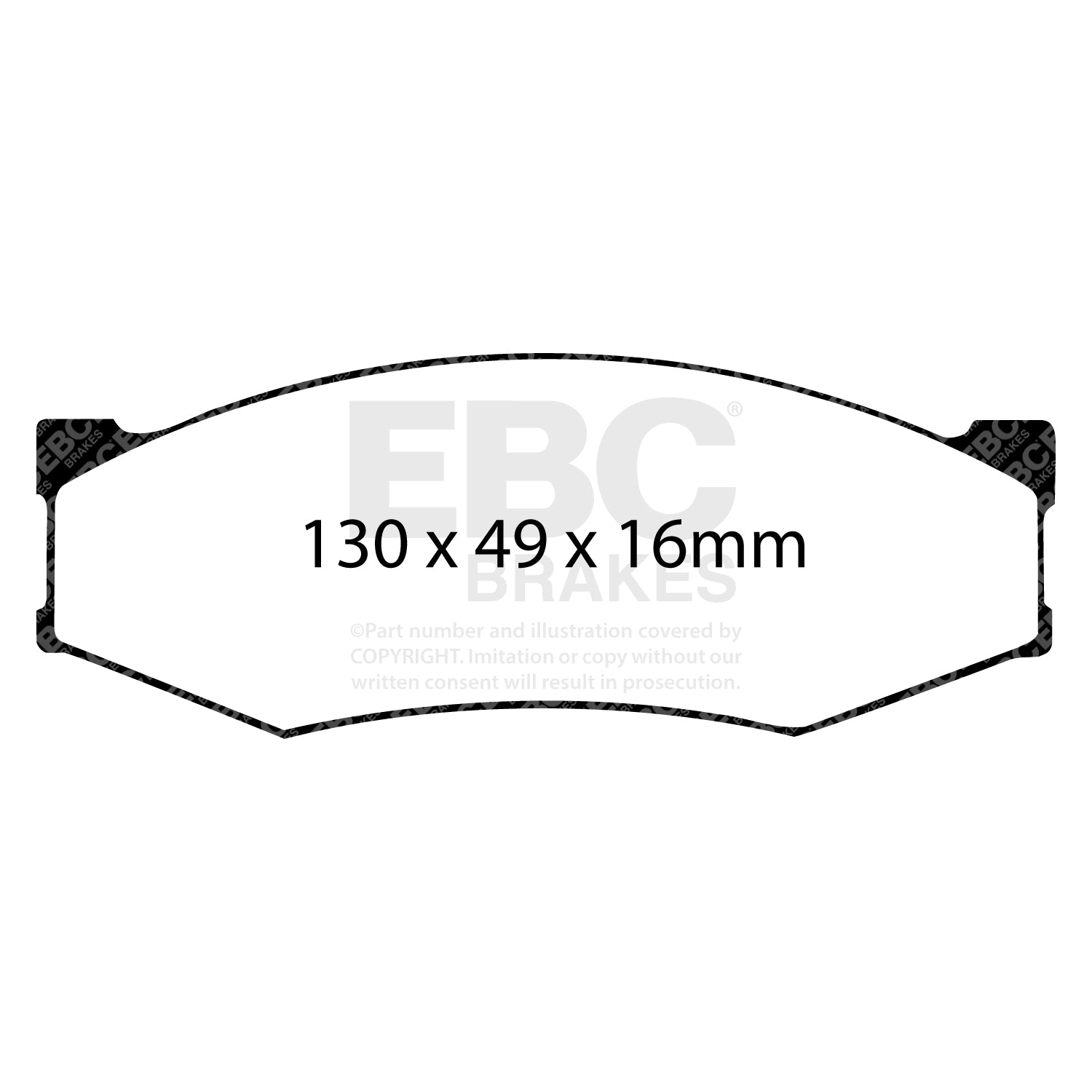 EBC Brakes Greenstuff 6000 Series Truck and SUV Brake Pad Set (DP6992)