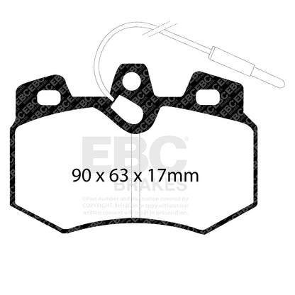 EBC Brakes Greenstuff 6000 Series Truck and SUV Brake Pad Set (DP6992)