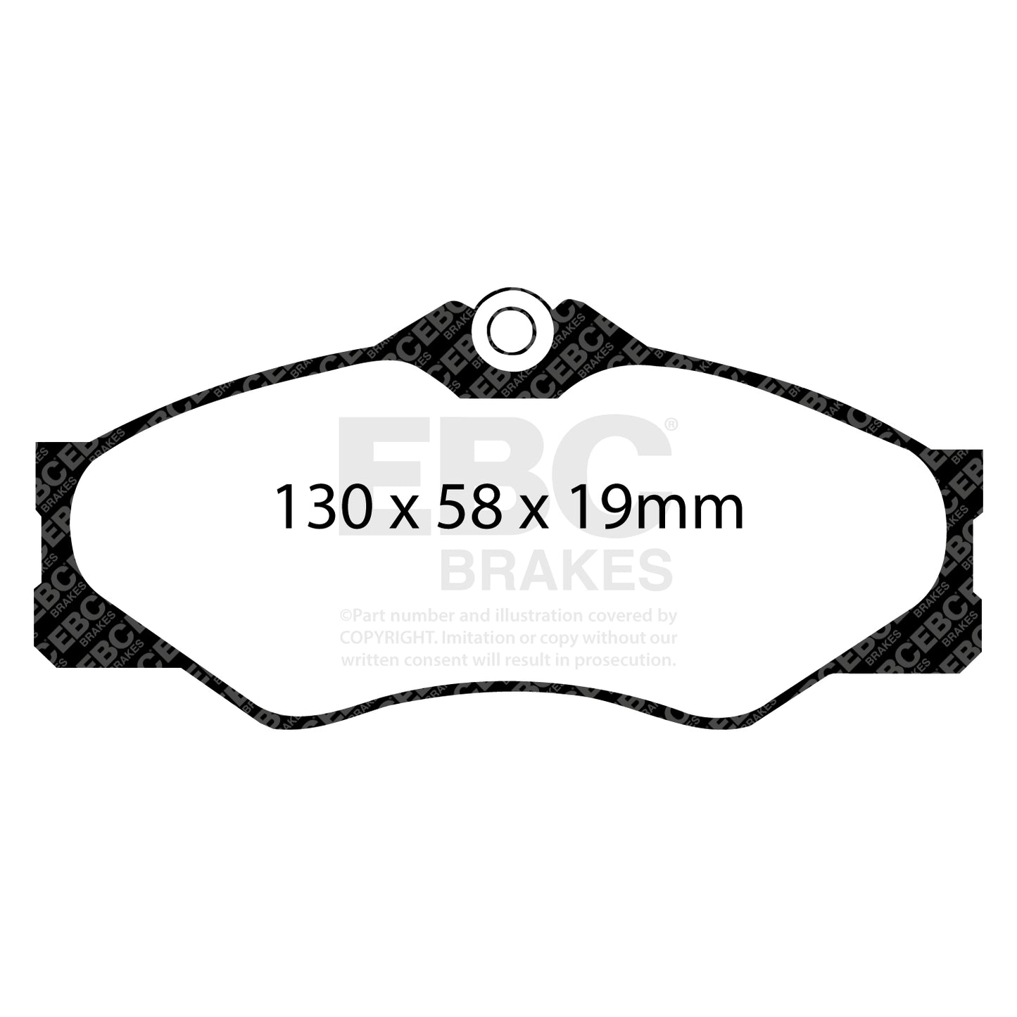 EBC Brakes Greenstuff 6000 Series Truck and SUV Brake Pad Set (DP6992)