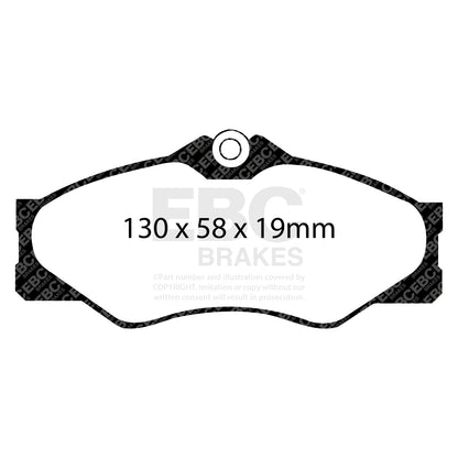 EBC Brakes Greenstuff 6000 Series Truck and SUV Brake Pad Set (DP6992)