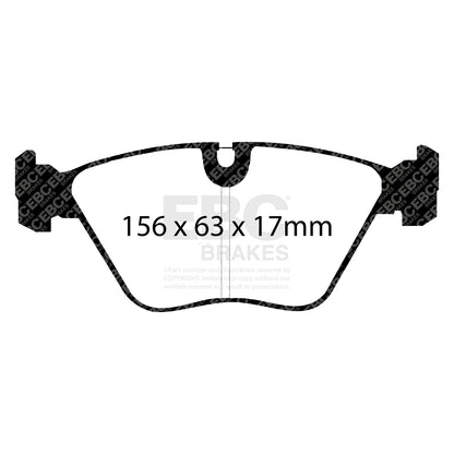 EBC Brakes Greenstuff 6000 Series Truck and SUV Brake Pad Set (DP6992)