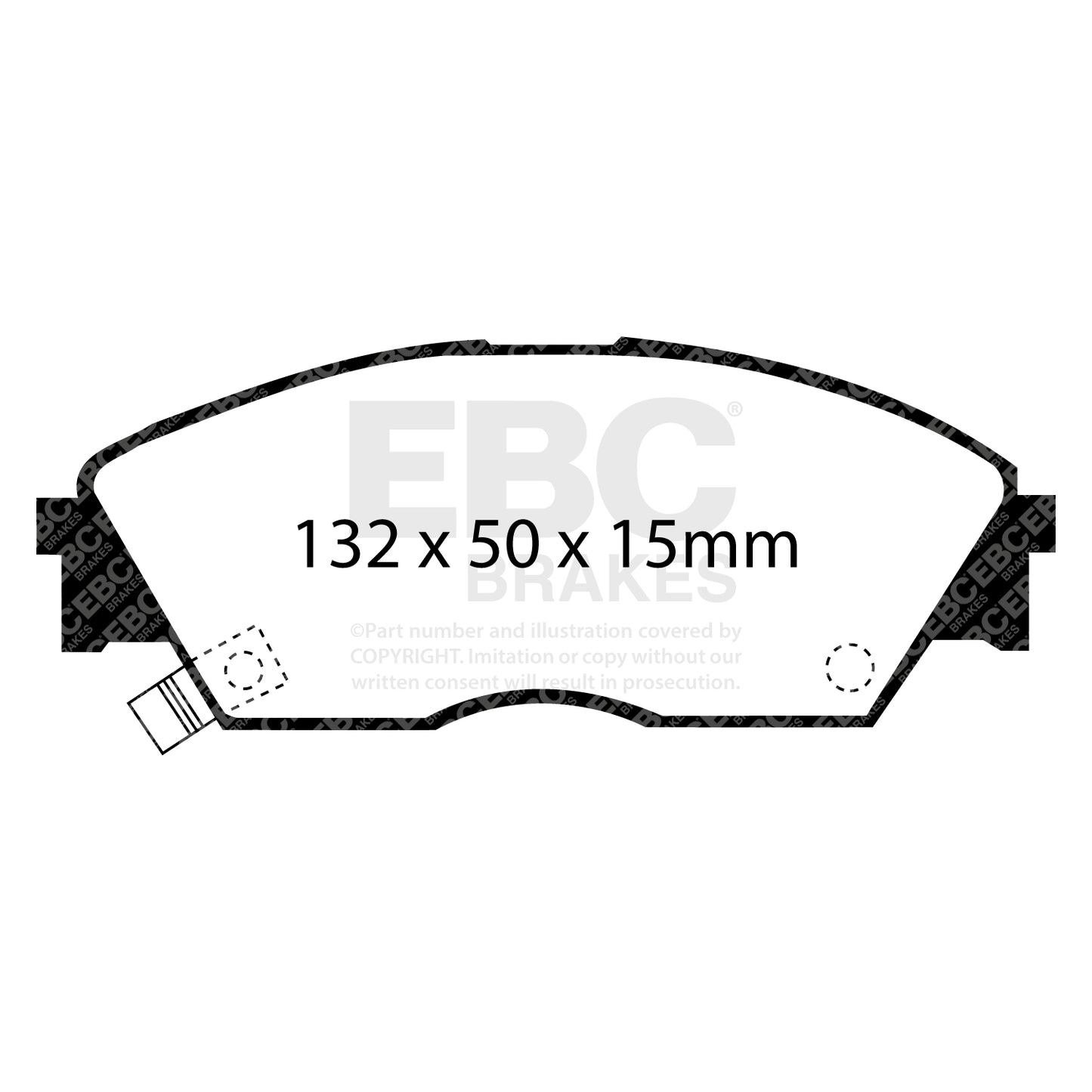 EBC Brakes Greenstuff 6000 Series Truck and SUV Brake Pad Set (DP6992)