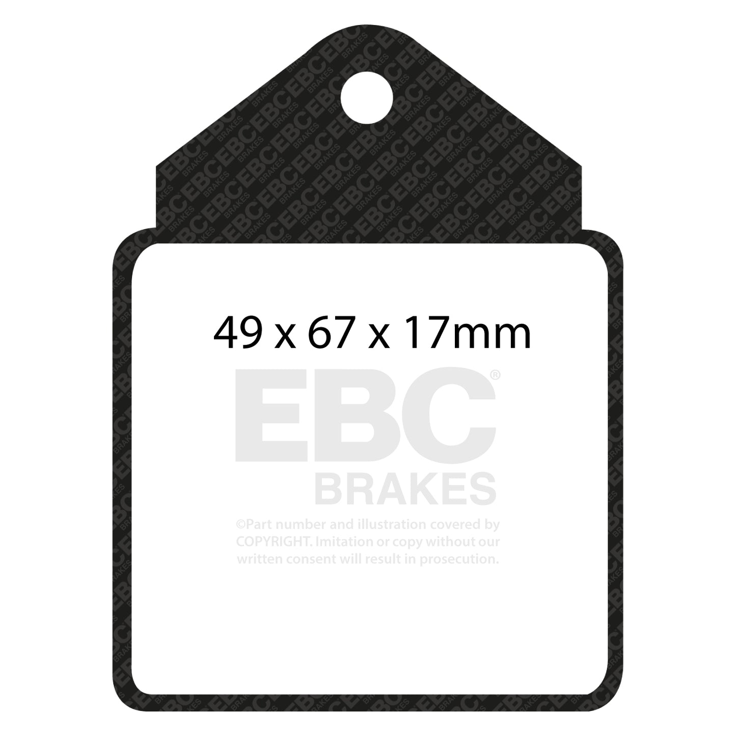 EBC Brakes Greenstuff 6000 Series Truck and SUV Brake Pad Set (DP6992)