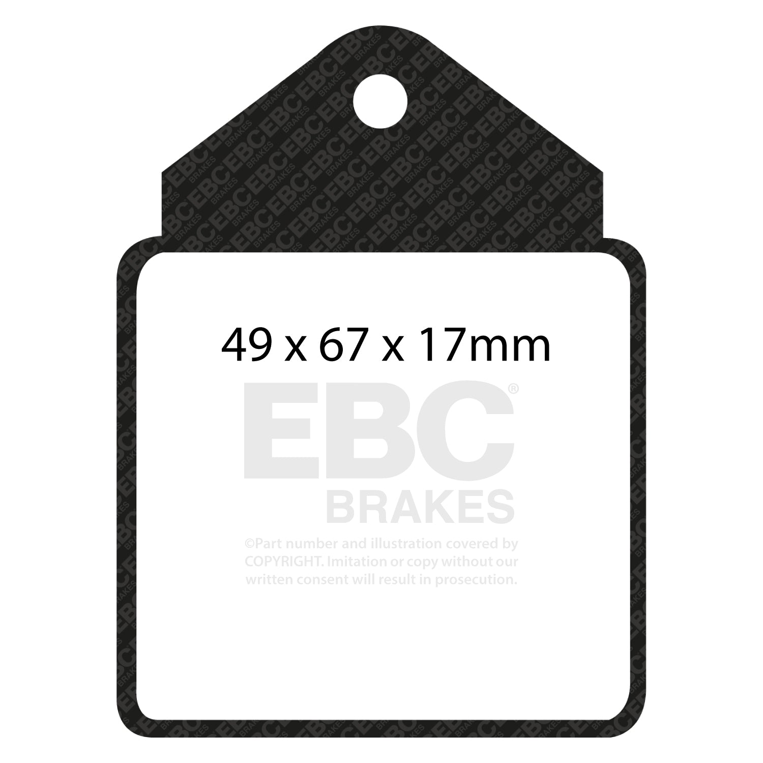 EBC Brakes Greenstuff 6000 Series Truck and SUV Brake Pad Set (DP6992)