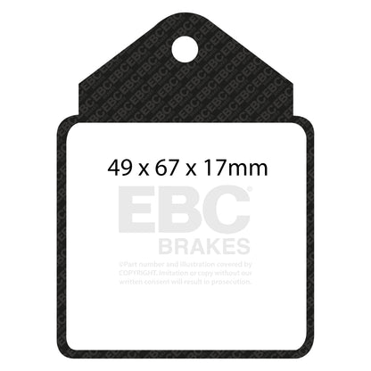 EBC Brakes Greenstuff 6000 Series Truck and SUV Brake Pad Set (DP6992)
