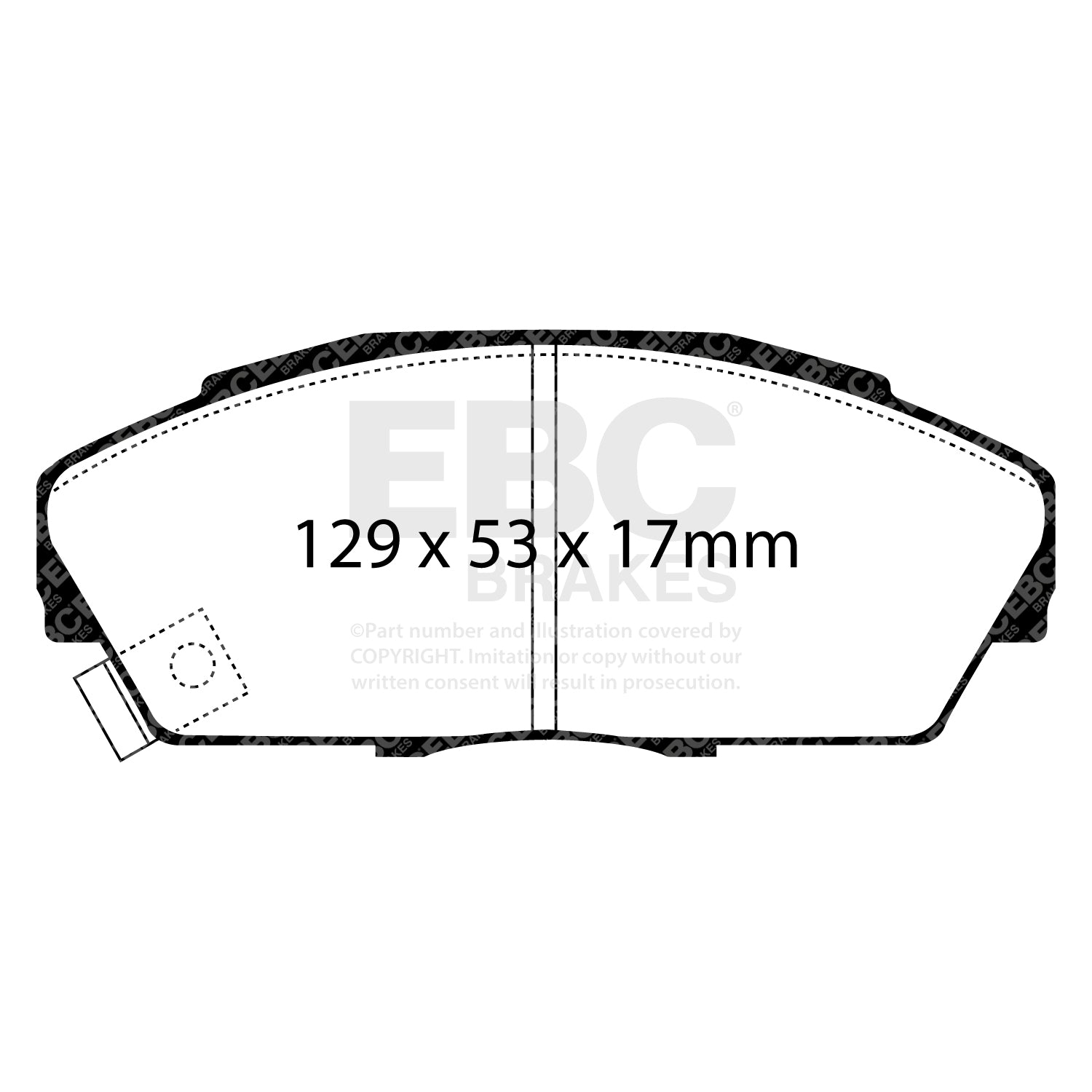 EBC Brakes Greenstuff 6000 Series Truck and SUV Brake Pad Set (DP6992)